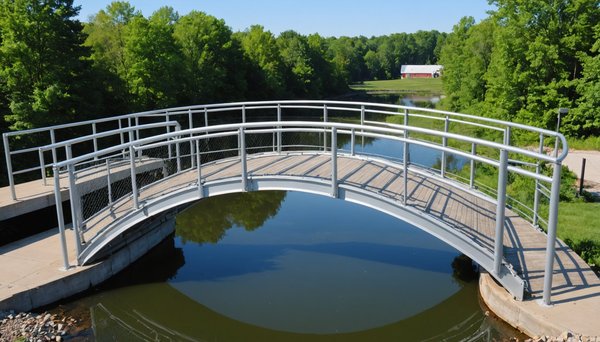 Passerelle circulaire sur mesure : sécurité et durabilité industrielles